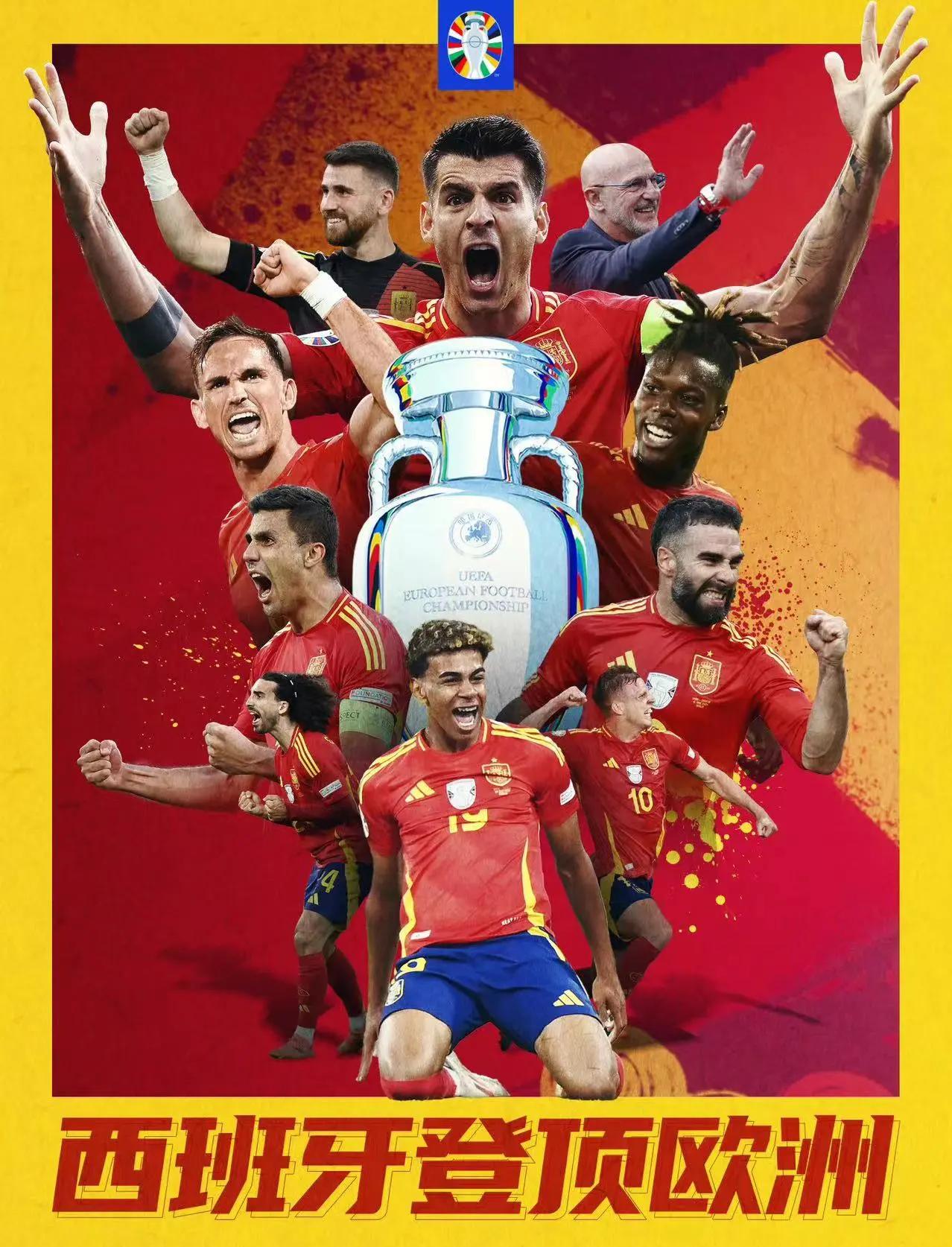 西班牙大胜罗马尼亚，提前晋级欧锦赛